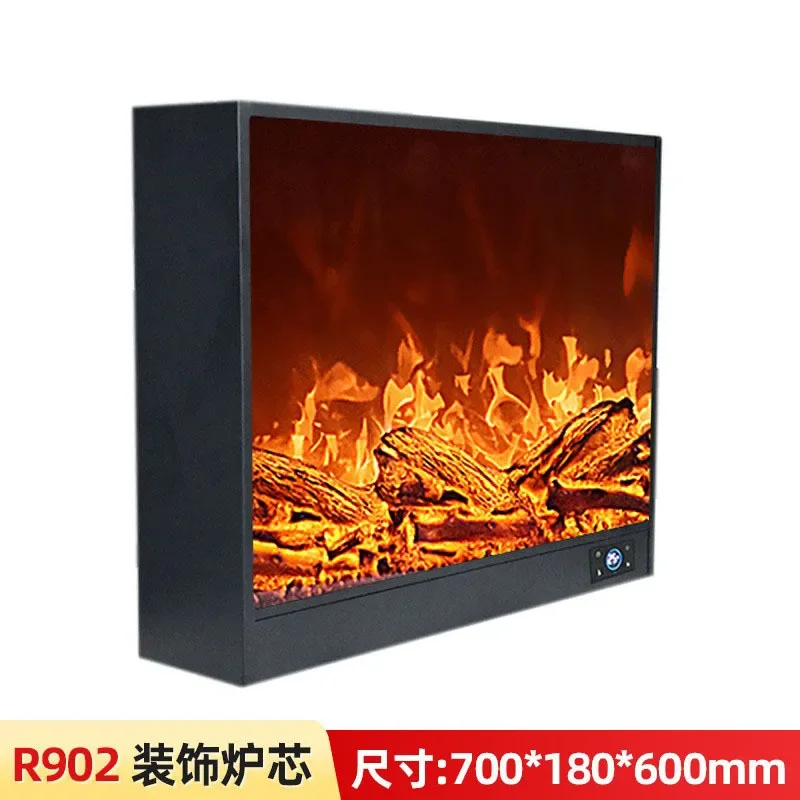 Household Decorative Electric Fireplace Insert with LED Display Energy Efficiency Class a Customizable Size