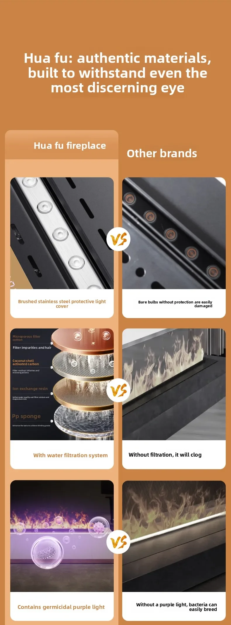 1 Home 3D Atomized Fireplace European Decoration Embedded Electronic Fireplace Simulation Flame Internet Celebrity TV Cabinet