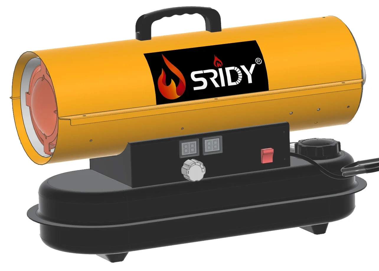 Portable Industrial Diesel Kerosene Heater with Stainless Steel Engine Safety Switch for Large Space 20kw CE Certified
