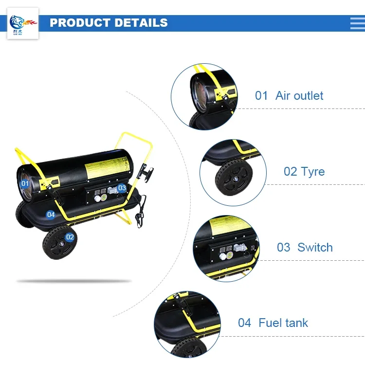 20kw Kerosene diesel air Heater for Farm