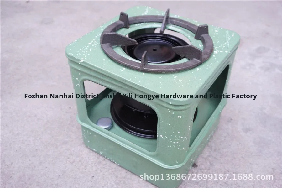 Stainless Steel Kerosene Stove 10 Cotton Wicks Adjustable Flame Portable Windproof Outdoor Heater Emergency
