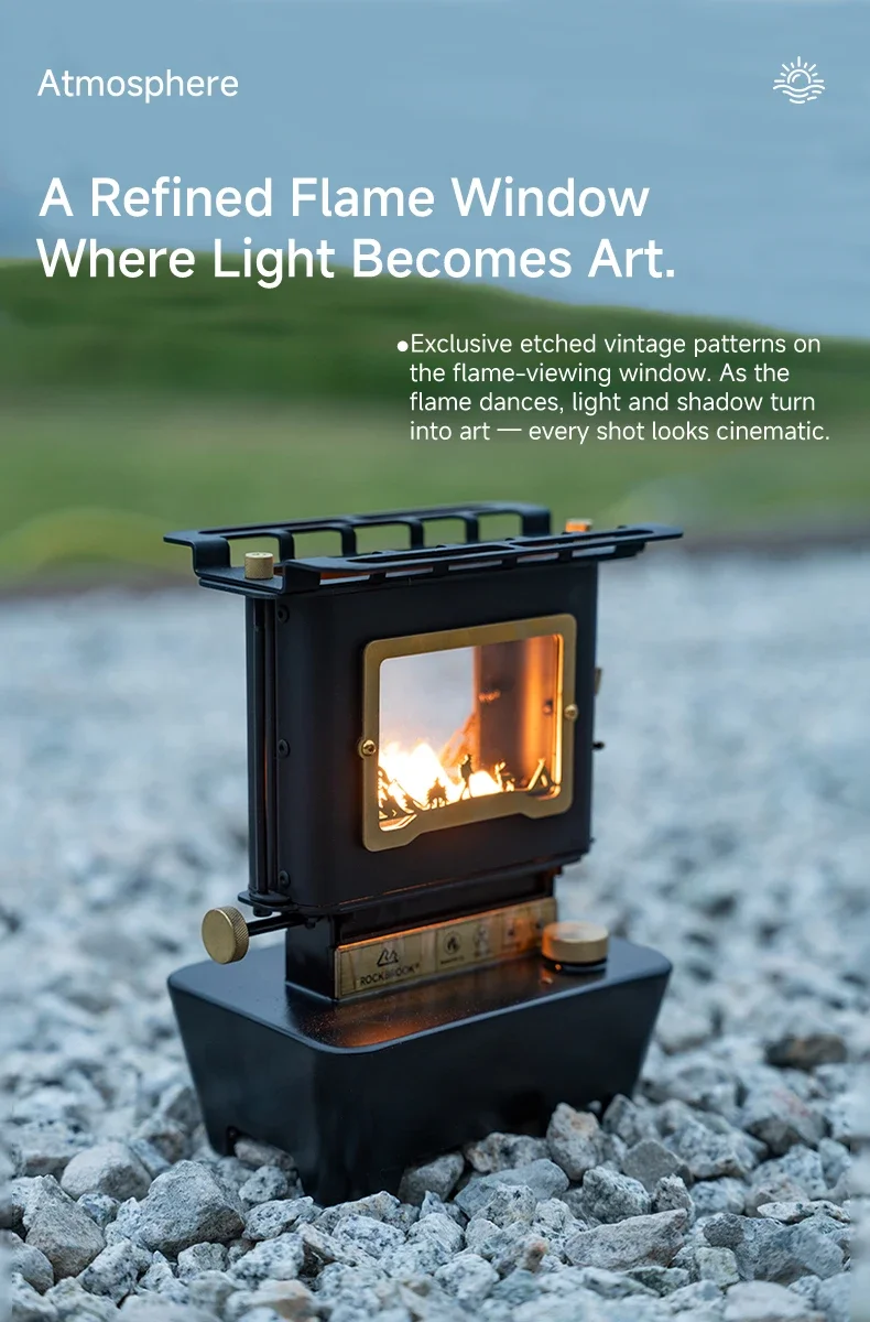 C77 Multipurpose Kerosene Warmer 8 Hours Long Duration Tent Heater Top Cooktop Stove for Backpacking Ice Fishing Party Light