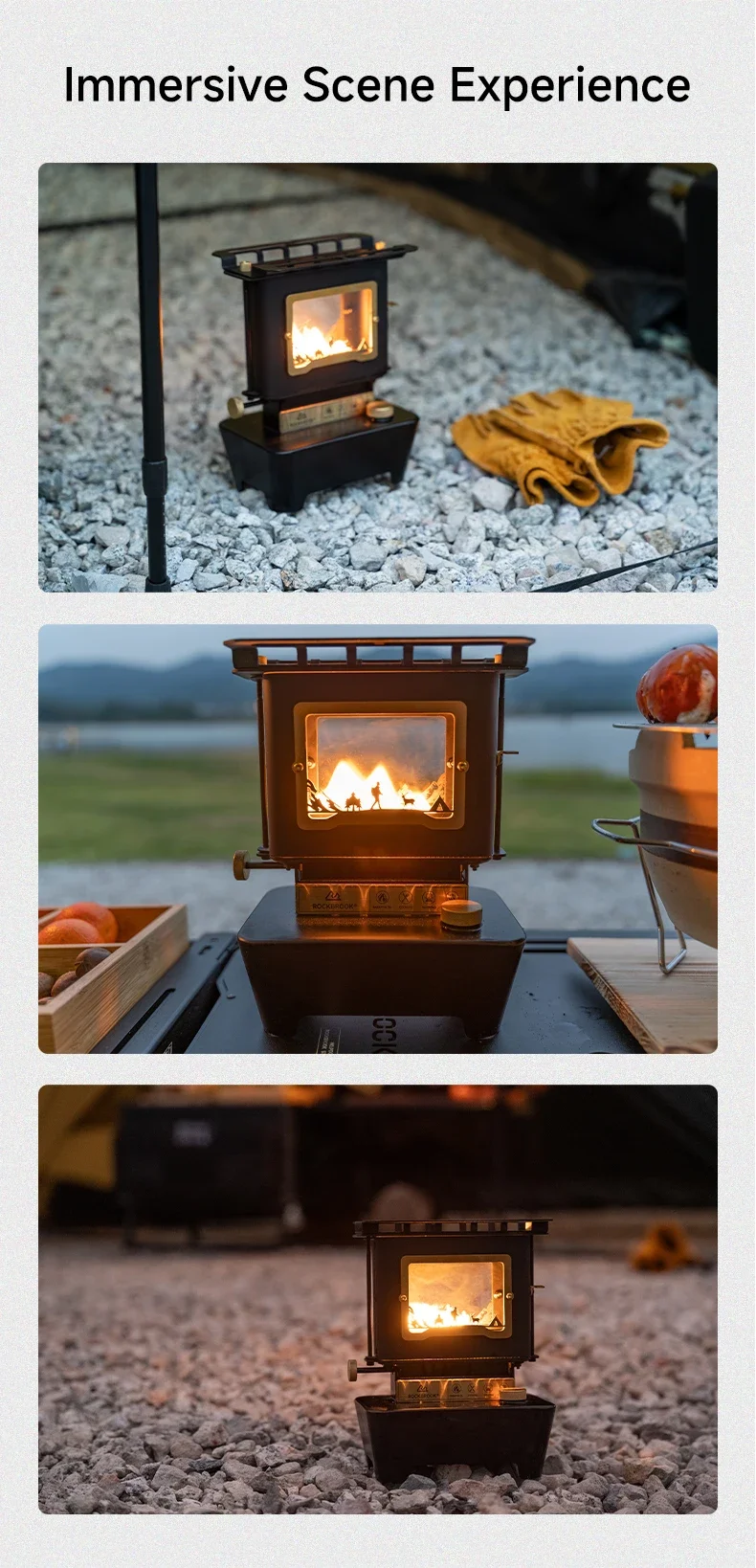 C77 Multipurpose Kerosene Warmer 8 Hours Long Duration Tent Heater Top Cooktop Stove for Backpacking Ice Fishing Party Light