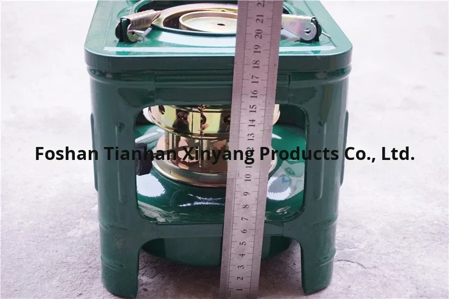 138 Vintage Steel Lightweight Kerosene Stove Outdoor Windproof Heater with Manual Ignition