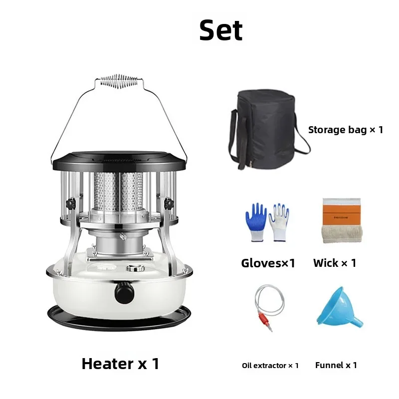 Adjustable Portable Stainless Steel Kerosene Heater for Indoor and Outdoor Use for Outdoor Activities Like Ice Fishing