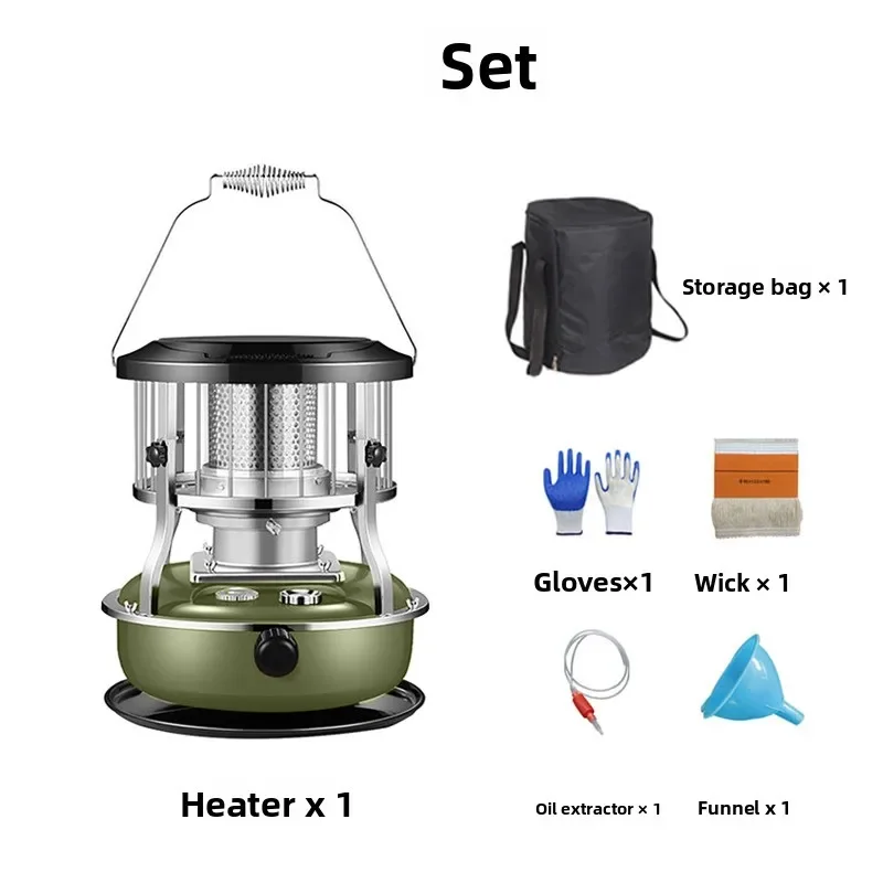 Adjustable Portable Stainless Steel Kerosene Heater for Indoor and Outdoor Use for Outdoor Activities Like Ice Fishing