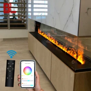 Electric Fireplace, 220v, 3D