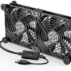 50mm DC Axial Cooling Fan, 5V/24V, 1400-2300RPM, Double Ball Bearing - view 6