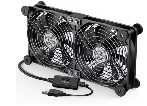 50mm DC Axial Cooling Fan, 5V/24V, 1400-2300RPM, Double Ball Bearing - view 6