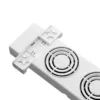 7 inch 12V Radiator Cooling Fan, Adjustable Speed, Magnetic Mount - view 2