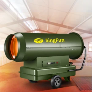 Oil-fired Diesel Kerosene Fan, 80KW, 220 V, 400-800sqm