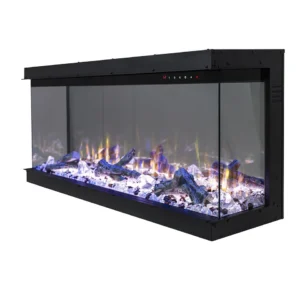 Electric Fireplace, 1500 W, Metal