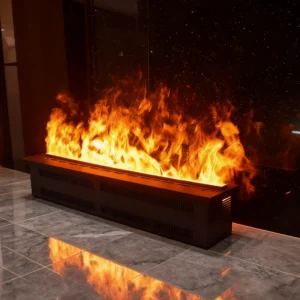 Fire Steam Electronic Fireplace, 150cm, 3d