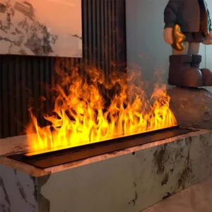 Electric Fireplace, 3D, 300W, Cold-rolled Steel