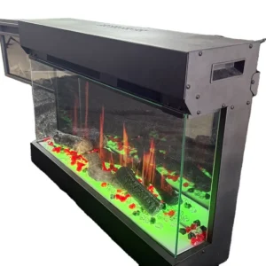 Electric Fireplace, LCD, 3D
