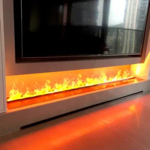 Electric Smart Atomizing Fireplace, APP, 100 W-370W, Metal