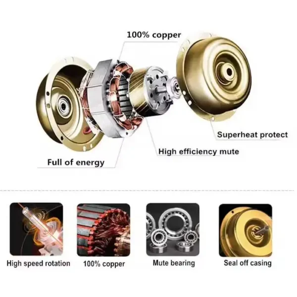 Abs Duct Blower, Ceiling, 30W - view 6