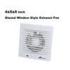 Abs Wall-mount Exhaust Fanquiet, SRIL, 4", Wall