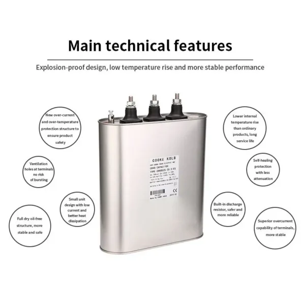Ac Motors, 25UF, 7.5UF, 450VAC, HVAC - view 4