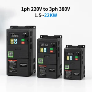 Ac Motors, 380V, VFD, 0.4-22KW, 50/60Hz