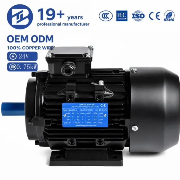 Ac Motors, BIOTE, 60HZ, 380V, YE3-80M2-2 - view 2