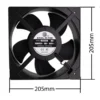 Ac20572 Axial Cooling Fan, AC200V, Aluminum, Explosion-Proof