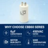 Ac6uf Motor, CBB60, 450V, Plastic - view 3