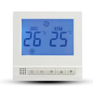 Ac802f Square Digital Fan, 2/4-Pipe, 240V
