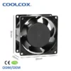 AC8038 80mm AC Axial Cooling Fan, 110-240V, 2400-2800rpm, PBT