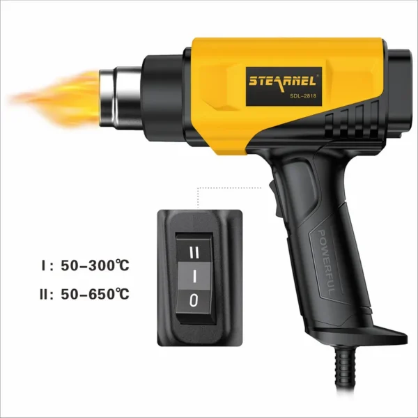Adjustable Electric Heating Blower, STERNEL, 2000W, LCD - view 2