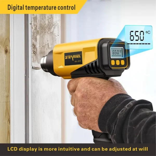 Adjustable Electric Heating Blower, STERNEL, 2000W, LCD - view 4