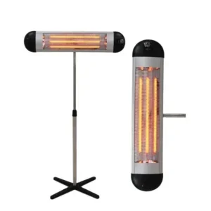 Adjustable Garden Infrared Heater, 2500W, Aluminium