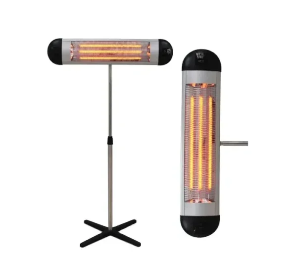 Adjustable Garden Infrared Heater, 2500W, Aluminium