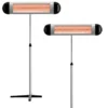 Adjustable Garden Infrared Heater, 2500W, Aluminium - view 2