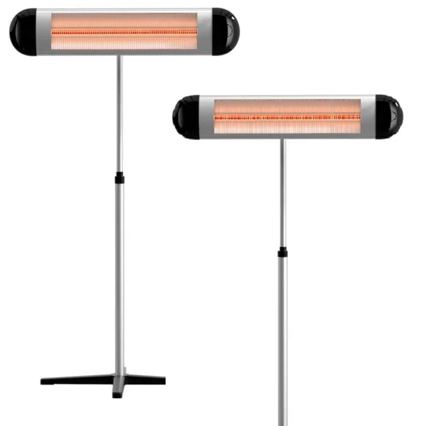 Adjustable Garden Infrared Heater, 2500W, Aluminium - view 2