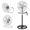 Adjustable Height Stand Fan, 3-in-1, 60 W(0.08hp), plastic - view 6