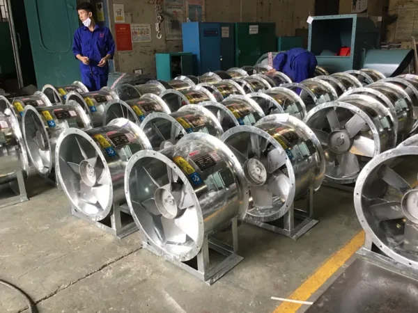Adjustable Pitch Axial Fan, DUCT, MOUNTED - view 2