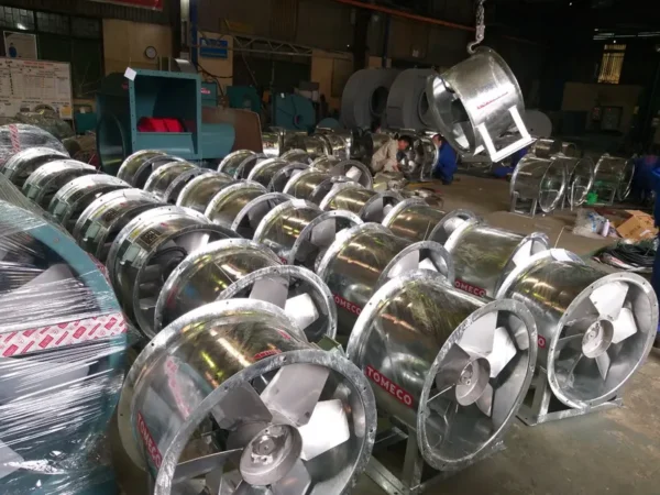 Adjustable Pitch Axial Fan, DUCT, MOUNTED - view 3