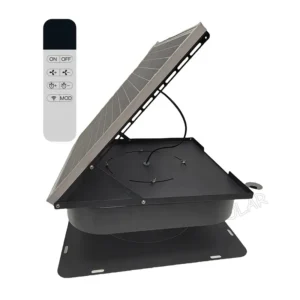 Adjustable Solar Attic Fan, 360-Degree, 0-90, Roof