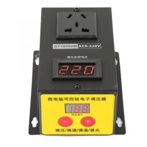 Adjustable Thyristor Speed Controller, SCR, 220V, 10000W