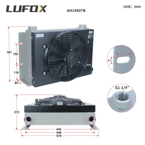 Ah1490tb Air Cooler, AC110V, 11.5KW - view 5