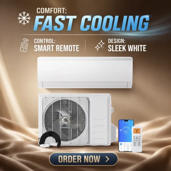 Ahri Certified Heat Pump, 12000, BTU, 115V, SEER2 - view 2