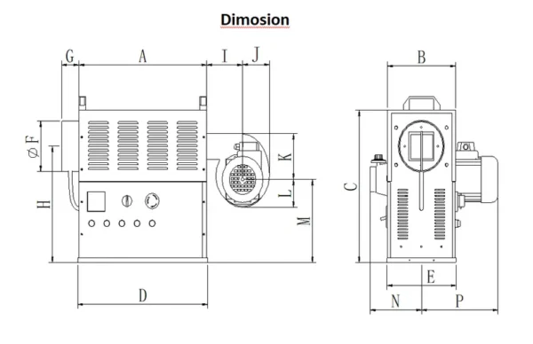 Air Blower, 15kW, PID, 380V - view 4