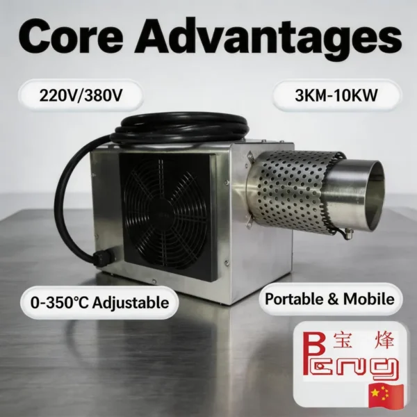 Air Blower, 5kW, 220V, Plastic