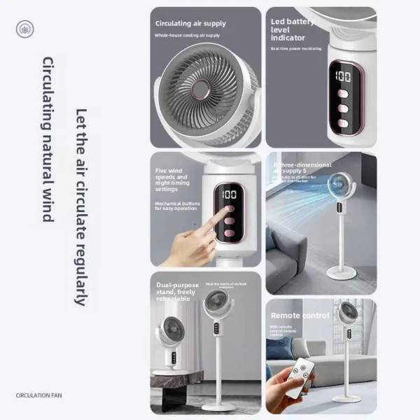 Air Circulation Fan, Brushless, 8-hour - view 6
