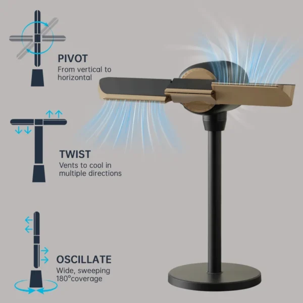 Air Circulation Tower, 35W(0.05hp), Plastic
