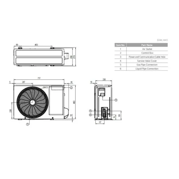 Air Conditioner, 12000, BTU, Inverter, Wall - view 4
