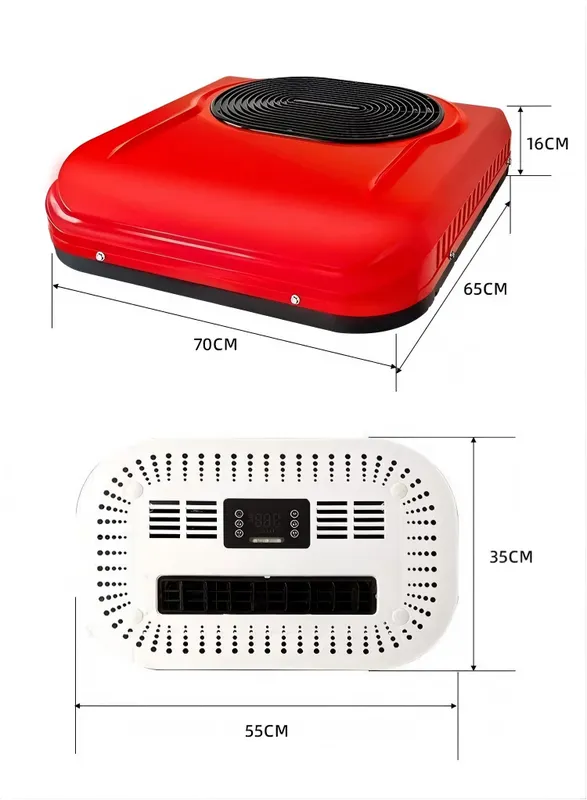 Air Conditioner, 12V/24V, Roof, 1800W-2100W, R-134a - view 3