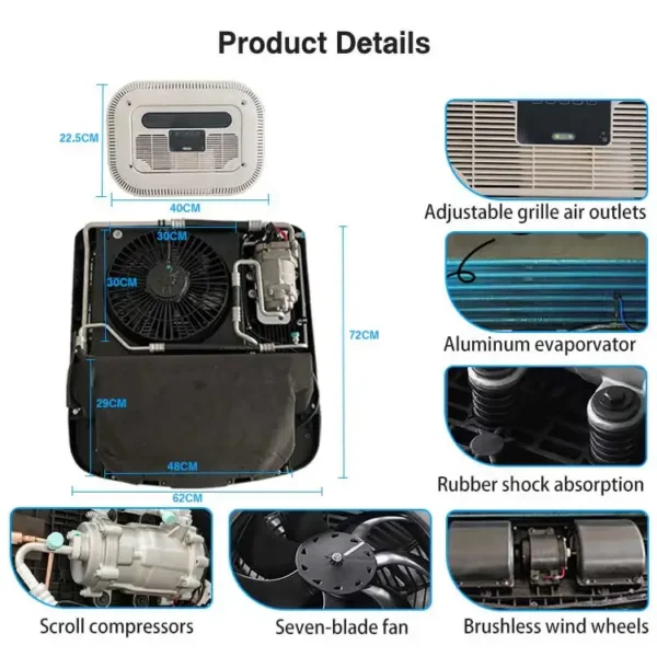 Air Conditioner, 12V, Roof - view 5