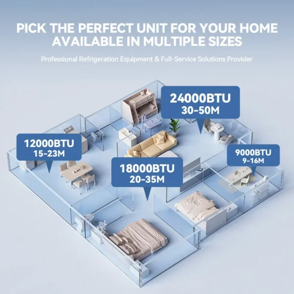 Air Conditioner, 9000-24000, BTU - view 4